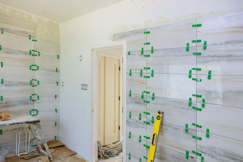 Renovated Master Bath with Tile Accents